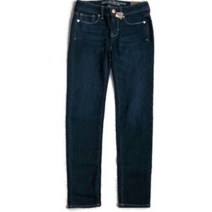 American Eagle Dark Skinny Jeans 00 NWT